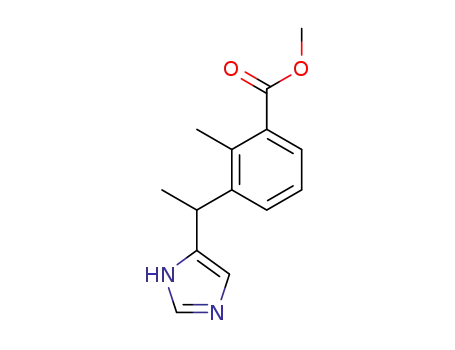 methyl 2-methyl-3-(1'-methyl-1'-(5''-imidazolyl)methyl)benzoate