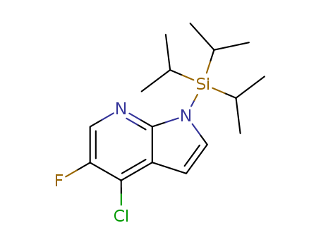 4-chloro-5-fluoro-1-(triisopropylsilyl)-1H-pyrrolo[2,3-b]pyridine