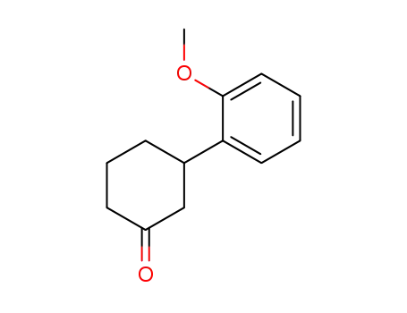 Molecular Structure of 190064-25-6 (Cyclohexanone, 3-(2-methoxyphenyl)-)