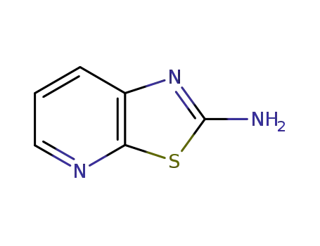 Molecular Structure of 31784-70-0 (THIAZOLO[5,4-B]PYRIDIN-2-AMINE)