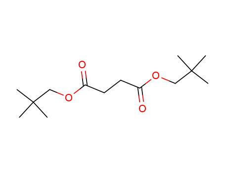 Molecular Structure of 999-20-2 (Butanedioic acid, bis(2,2-dimethylpropyl) ester)