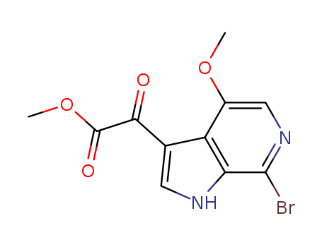 methyl2-(7-bromo-4-methoxy-1H-pyrrolo[2,3-c]pyridin-3-yl)-2-oxoacetate