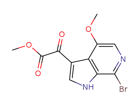 methyl2-(7-bromo-4-methoxy-1H-pyrrolo[2,3-c]pyridin-3-yl)-2-oxoacetate