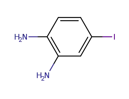 Molecular Structure of 21304-38-1 (1,2-BENZENEDIAMINE, 4-IODO-)