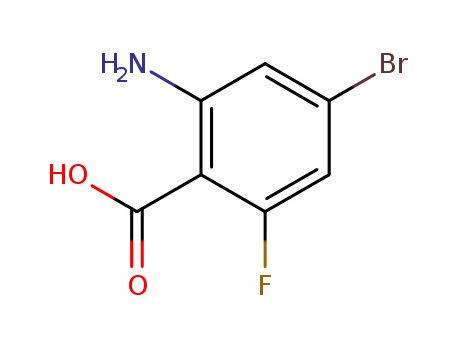 2-Amino-4-bromo-6-fluorobenzoic acid cas no. 1312454-86-6 98%