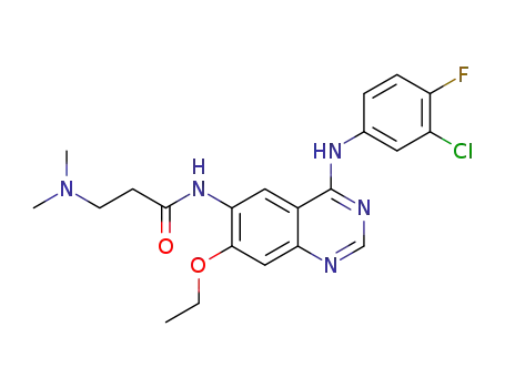 N-(4-(3-chloro-4-fluoroanilino)-7-ethoxyquinazolin-6-yl)-3-(dimethylamino)propanamide