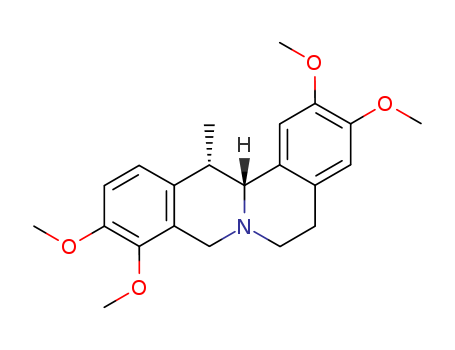 6H-Dibenzo[a,g]quinolizine,5,8,13,13a-tetrahydro-2,3,9,10-tetramethoxy-13-methyl-, (13R,13aS)-rel- cas  6018-35-5