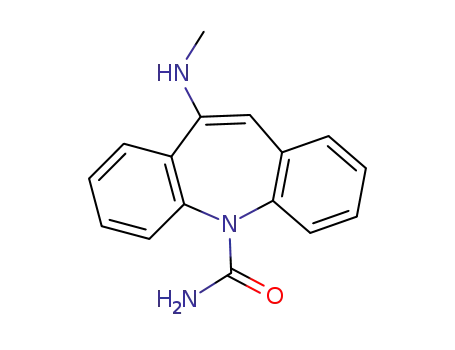 Molecular Structure of 1548175-75-2 (10-(methylamino)-5H-dibenzo[b,f]azepine-5-carboxamide)