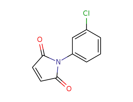 Molecular Structure of 1204-35-9 (1-(3-CHLORO-PHENYL)-PYRROLE-2,5-DIONE)