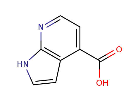 Molecular Structure of 479553-01-0 (1H-PYRROLO[2,3-B]PYRIDINE-4-CARBOXYLIC ACID)