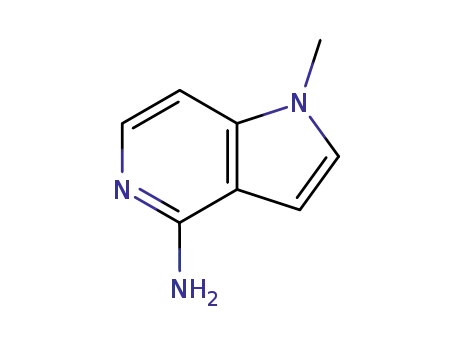 Molecular Structure of 102839-56-5 (1H-Pyrrolo[3,2-c]pyridin-4-amine,1-methyl-(9CI))