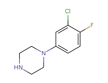 Molecular Structure of 91532-33-1 (1-(3-CHLORO-4-FLUOROPHENYL)PIPERAZINE DIHYDROCHLORIDE)