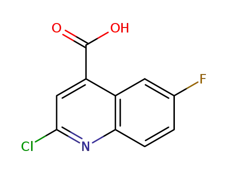 2-chloro-6-fluoro-4-quinolinecarboxylic acid