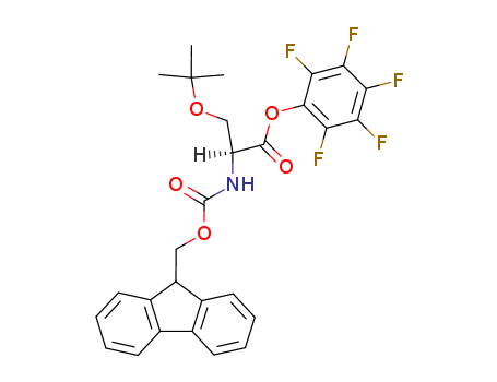 L-Serine,O-(1,1-dimethylethyl)-N-[(9H-fluoren-9-ylmethoxy)carbonyl]-,2,3,4,5,6-pentafluorophenyl ester