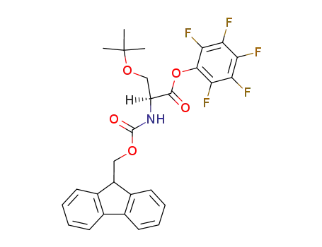 Molecular Structure of 105751-13-1 (FMOC-SER(TBU)-OPFP)