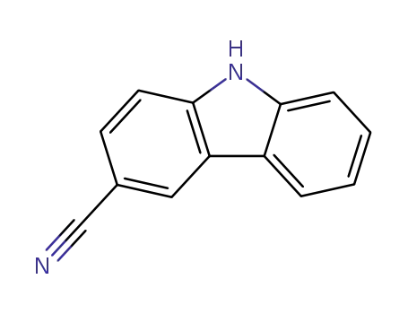 Molecular Structure of 57102-93-9 (9H-Carbazole-3-carbonitrile)