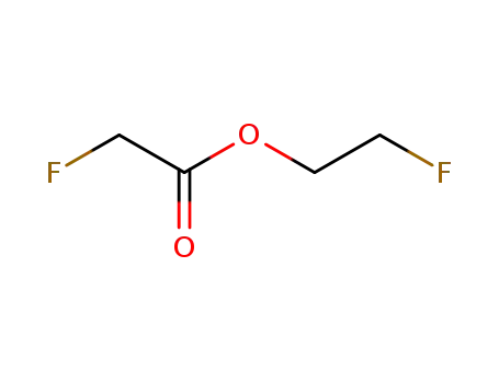 Molecular Structure of 459-99-4 (Fluoroacetic acid 2-fluoroethyl ester)