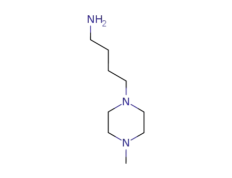 Molecular Structure of 4553-32-6 (1-Piperazinebutanamine,4-methyl-(9CI))