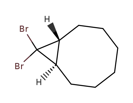 Molecular Structure of 59531-26-9 (Bicyclo[6.1.0]nonane, 9,9-dibromo-, trans-)