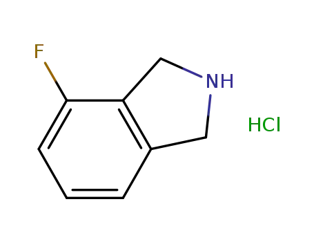 Molecular Structure of 924305-06-6 (4-FLUORO-ISOINDOLINE HCL)