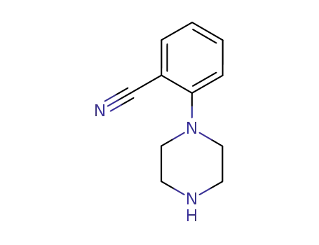 Molecular Structure of 111373-03-6 (1-(2-CYANOPHENYL)PIPERAZINE)