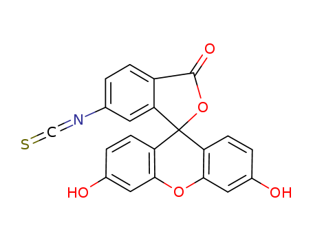Spiro[isobenzofuran-1(3H),9'-[9H]xanthen]-3-one,3',6'-dihydroxy-6-isothiocyanato-