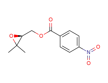 Molecular Structure of 106268-98-8 (2,3-EPOXY-3-METHYLBUTYLESTER-4-NITROBENZOATE)