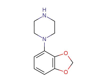 Molecular Structure of 98224-27-2 (1-BENZO[1,3]DIOXOL-4-YL-PIPERAZINE)