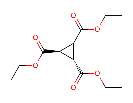 Molecular Structure of 729-87-3 (1,2,3-Cyclopropanetricarboxylic acid, triethyl ester)