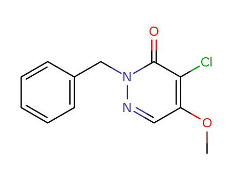 3(2H)-Pyridazinone, 4-chloro-5-methoxy-2-(phenylmethyl)-