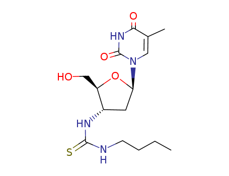 132149-34-9,Thymidine, 3-(((butylamino)thioxomethyl)amino)-3-deoxy-,