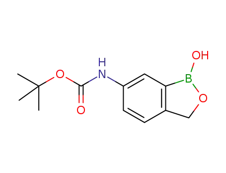 Molecular Structure of 850568-79-5 (6-(BOC-AMINO)-1-HYDROXY-2,1-BENZOXABOROLANE)