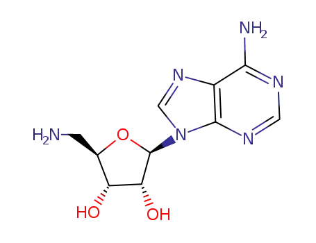 Molecular Structure of 14365-44-7 (5'-AMINOADENOSINE)