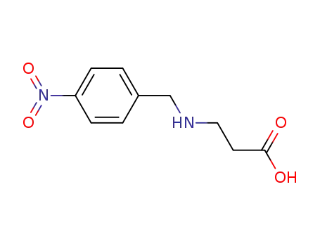Molecular Structure of 294201-15-3 (N-4-nitrobenzyl-β-alanine)