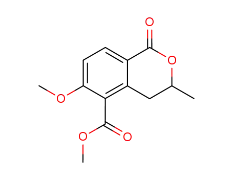 methyl 6-hydroxy-3-methyl-3,4-dihydroisocoumarin-5-carboxylate