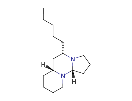 Molecular Structure of 109269-89-8 (5H-Pyrido[1,2-c]pyrrolo[1,2-a]pyrimidine,decahydro-5-pentyl-, (5S,6aR,11aS)-)