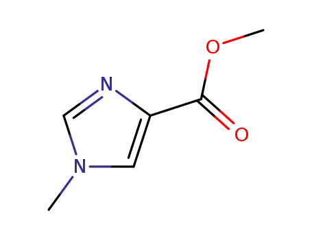 Molecular Structure of 17289-19-9 (1-Methyl-1h-imidazole-4-carboxylic acid methyl ester)
