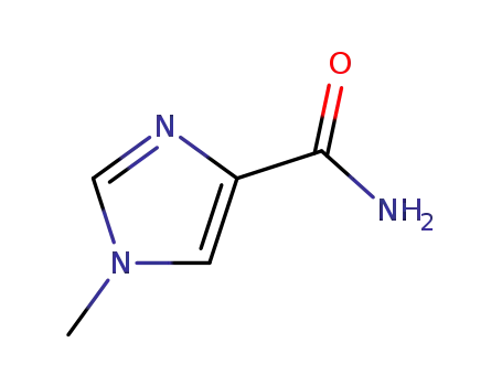 Molecular Structure of 129993-47-1 (1-Methyl-1H-imidazole-4-carboxamide)