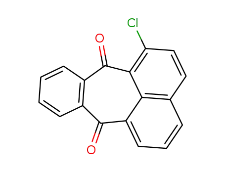 Molecular Structure of 3508-73-4 (1-chloropleiadene-7,12-dione)