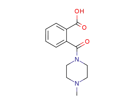 Molecular Structure of 20320-46-1 (2-[(4-METHYLPIPERAZIN-1-YL)CARBONYL]BENZOIC ACID)