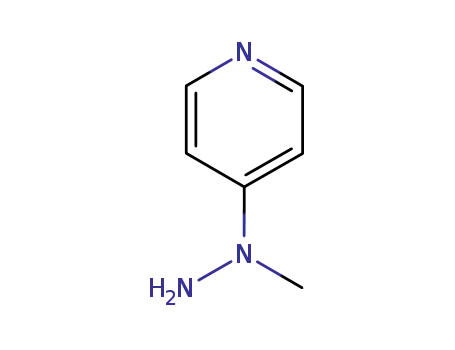 Molecular Structure of 76890-04-5 (Pyridine, 4-(1-methylhydrazino)-)