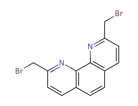 Molecular Structure of 78831-37-5 (1,10-Phenanthroline, 2,9-bis(bromomethyl)-)