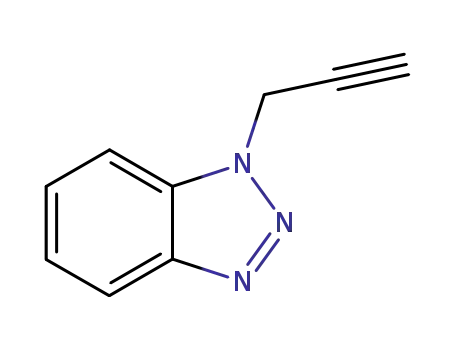 Molecular Structure of 142321-23-1 (1-(2-PROPYNYL)-1H-BENZOTRIAZOLE)