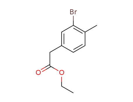 ethyl 2-(3-bromo-4-methylphenyl)acetate cas no. 1201633-86-4 98%