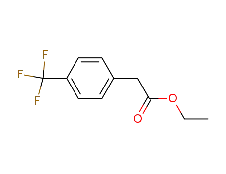 Molecular Structure of 721-63-1 (ETHYL 4-(TRIFLUOROMETHYL)PHENYL ACETATE)
