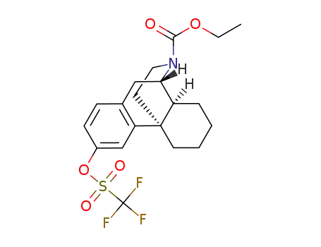 (4bS,8aS,9S)-ethyl 3-(((trifluoromethyl)sulfonyl)oxy)-6,7,8,8a,9,10-hexahydro-5H-9,4b-(epiminoethano)-phenanthrene-11-carboxylate