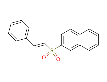 Molecular Structure of 30166-84-8 (2-{[(E)-2-phenylethenyl]sulfonyl}naphthalene)