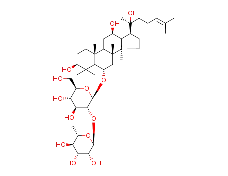 Molecular Structure of 80952-72-3 (20(R)-Ginsenoside Rg2)