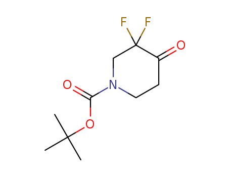 1215071-17-2,tert-butyl 3,3-difluoro-4-oxopiperidine-1-carboxylate,1-Piperidinecarboxylic acid, 3,3-difluoro-4-oxo-, 1,1-diMethylethyl ester;tert-Butyl 3,3-difluoro-4-oxopiperidin-1-carboxylate hydrate;tert-Butyl 3,3-difluoro-4-oxopiperidine-1-carboxylate hydrate