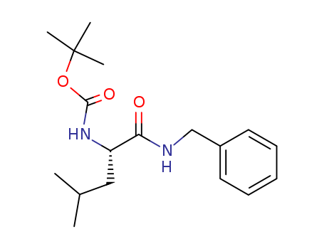 (R)-TERT-BUTYL 1-(BENZYLAMINO)-4-METHYL-1-OXOPENTAN-2-YLCARBAMATE